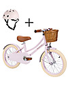 Banwood Bicicletta Classic Con Pedali + Casco, Rosa - Da 4 a 7 Anni Biciclette