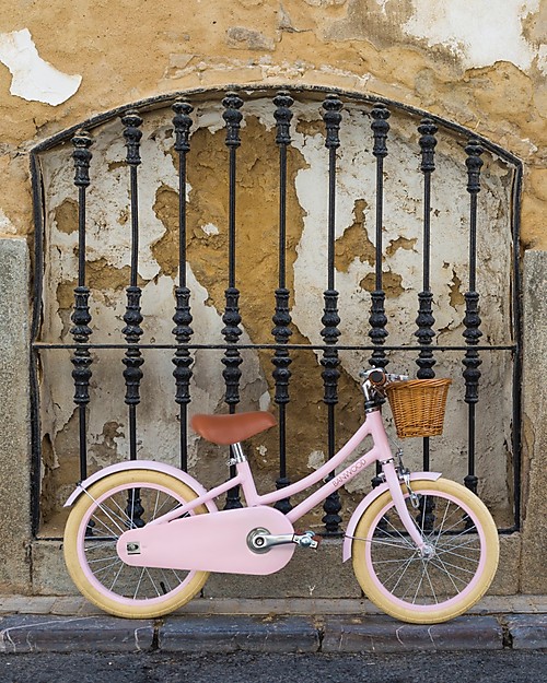Banwood Bicicletta Classic Con Pedali + Casco, Rosa - Da 4 a 7 Anni Biciclette