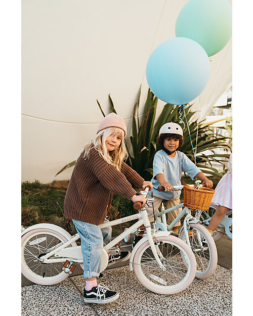 Banwood Bicicletta Classic Con Pedali - Cream - Da 4 a 7 Anni - Rotelle Rimovibili Biciclette