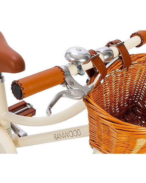 Banwood Bicicletta Classic con Pedali Crema - da 4 a 7 Anni - Rotelle Rimovibili Biciclette