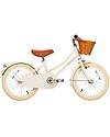 Banwood Bicicletta Classic con Pedali Crema - da 4 a 7 Anni - Rotelle Rimovibili Biciclette