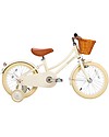 Banwood Bicicletta Classic con Pedali Crema - da 4 a 7 Anni - Rotelle Rimovibili Biciclette