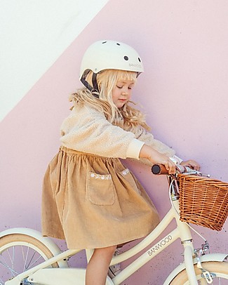 Banwood Bicicletta Classic con Pedali Crema - da 4 a 7 Anni - Rotelle Rimovibili Biciclette