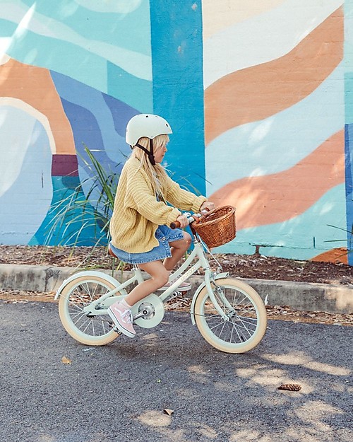 Banwood Bicicletta Classic con Pedali Crema - da 4 a 7 Anni - Rotelle Rimovibili Biciclette
