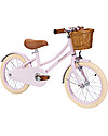 Banwood Bicicletta Classic Con Pedali Rosa - Da 4 a 7 Anni - Rotelle Rimovibili Biciclette