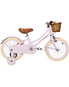 Banwood Bicicletta Classic Con Pedali Rosa - Da 4 a 7 Anni - Rotelle Rimovibili Biciclette