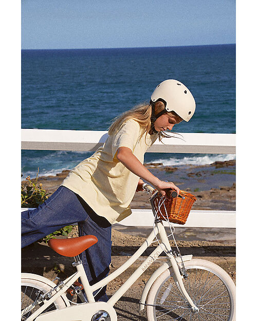 Banwood Bicicletta Classic con Pedali - Vintage Crema - da 6 a 10 anni - Cambio a 7 velocità Biciclette