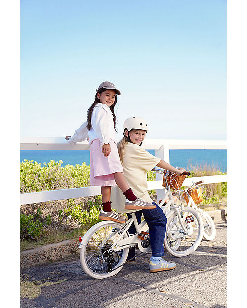 Banwood Bicicletta Classic con Pedali - Vintage Crema - da 6 a 10 anni - Cambio a 7 velocità Biciclette