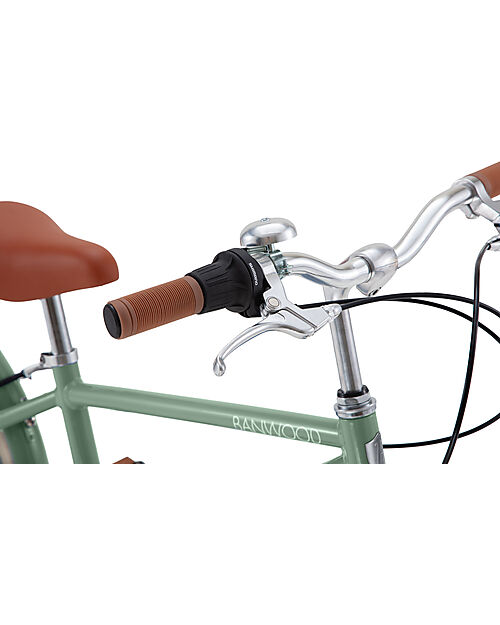 Banwood Bicicletta Classic con Pedali - Vintage Verde Foresta - da 6 a 10 anni - Cambio a 7 velocità Biciclette
