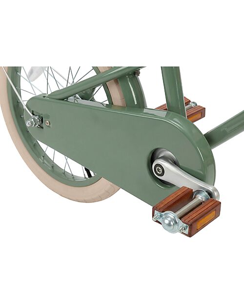 Banwood Bicicletta Classic Vintage 14" - Foresta - Da 3 a 6 Anni - Rotelle Rimovibili Biciclette