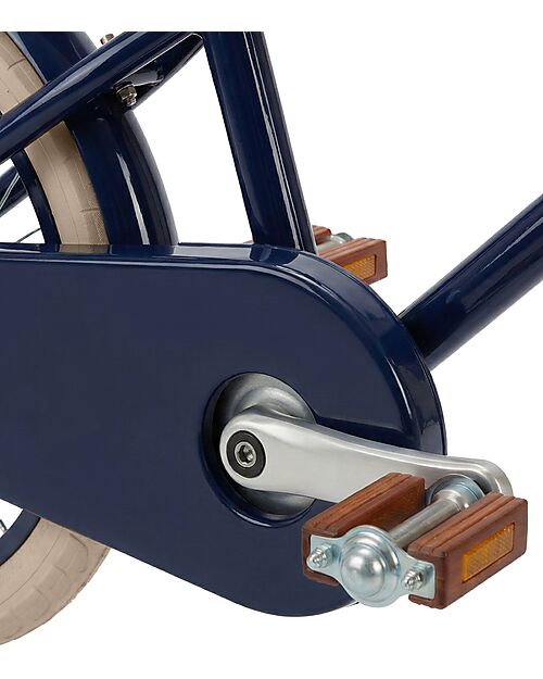Banwood Bicicletta Classic Vintage 14" - Navyblue - Da 3 a 6 Anni - Rotelle Rimovibili Biciclette