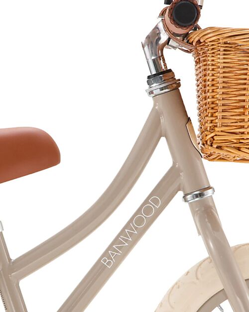 Banwood Bicicletta Senza Pedali First Go, Beige - per Bambini da 3 a 5 Anni! Biciclette senza Pedali