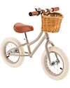 Banwood Bicicletta Senza Pedali First Go, Beige - per Bambini da 3 a 5 Anni! Biciclette senza Pedali