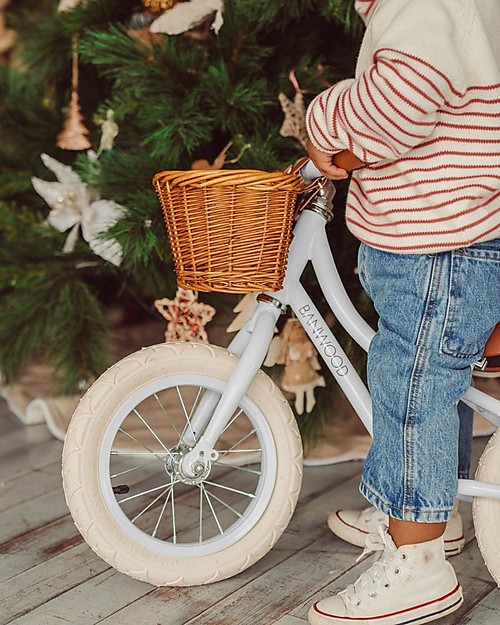 Banwood Bicicletta Senza Pedali First Go, Bianca - Per Bambini da 3 a 5 anni! Biciclette senza Pedali