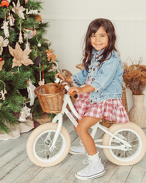 Banwood Bicicletta Senza Pedali First Go, Bianca - Per Bambini da 3 a 5 anni! Biciclette senza Pedali