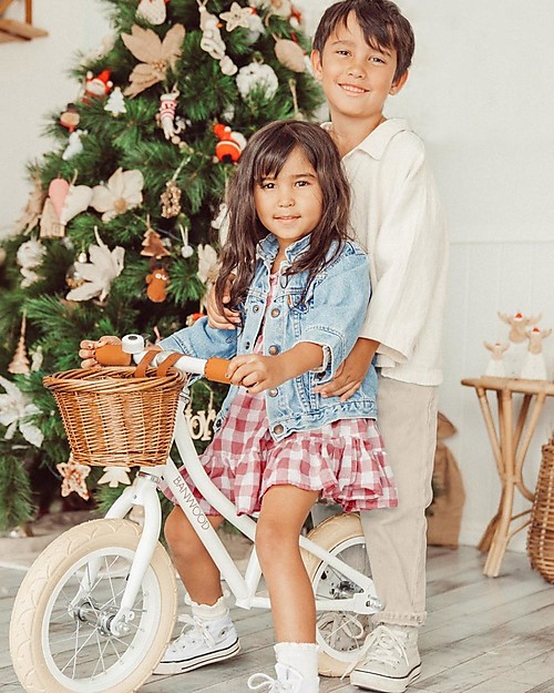 Banwood Bicicletta Senza Pedali First Go, Bianca - Per Bambini da 3 a 5 anni! Biciclette senza Pedali