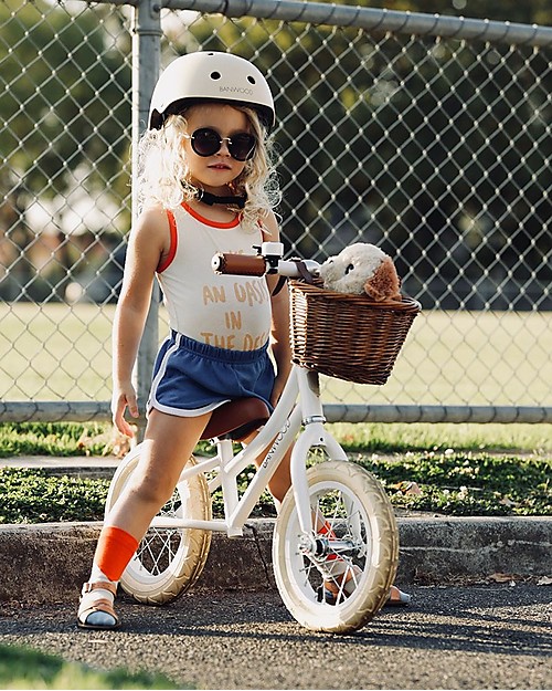 Banwood Bicicletta Senza Pedali First Go, Bianca - Per Bambini da 3 a 5 anni! Biciclette senza Pedali
