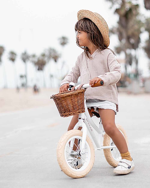 Banwood Bicicletta Senza Pedali First Go, Bianca - Per Bambini da 3 a 5 anni! Biciclette senza Pedali