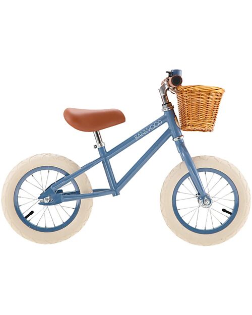 Banwood Bicicletta Senza Pedali First Go, Blu - per Bambini da 3 a 5 Anni! Biciclette senza Pedali