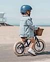 Banwood Bicicletta Senza Pedali First Go + Casco Classico per Biciclette Per Bambini - Blu - da 3 a 5 anni! Biciclette senza Pedali