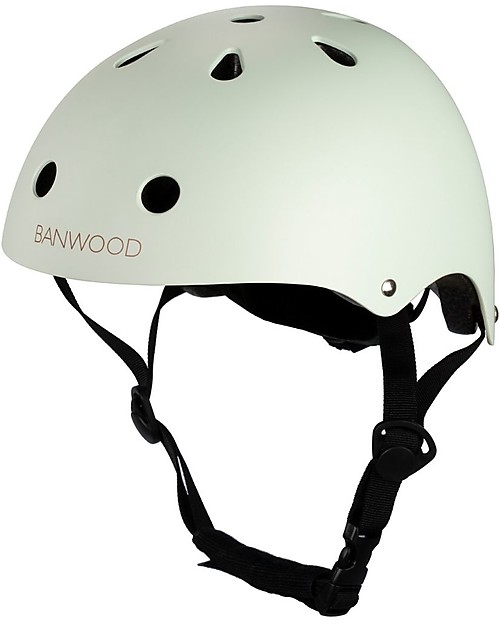 Banwood Bicicletta Senza Pedali First Go + Casco Classico per Biciclette Per Bambini - Menta - da 3 a 5 anni! Biciclette senza Pedali