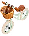 Banwood Bicicletta Senza Pedali First Go + Casco Classico per Biciclette Per Bambini - Menta - da 3 a 5 anni! Biciclette senza Pedali