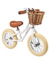 Banwood Bicicletta Senza Pedali First Go con Casco, Bianco - da 3 a 5 anni! Biciclette senza Pedali