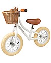 Banwood Bicicletta Senza Pedali First Go con Casco, Bianco - da 3 a 5 anni! Biciclette senza Pedali