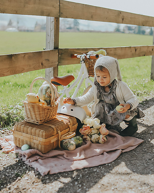 Banwood Bicicletta Senza Pedali First Go con Casco, Bianco - da 3 a 5 anni! Biciclette senza Pedali