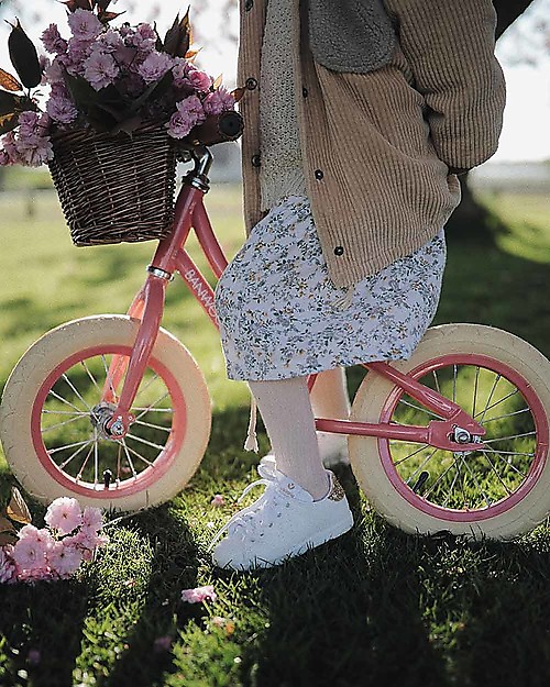 Banwood Bicicletta Senza Pedali First Go con Casco, Corallo - da 3 a 5 anni! Biciclette senza Pedali