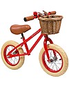 Banwood Bicicletta Senza Pedali First Go con Casco, Rosso - da 3 a 5 anni! Biciclette senza Pedali