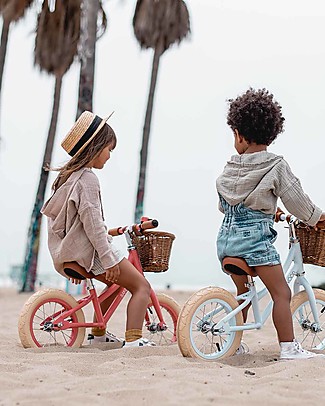 Banwood Bicicletta Senza Pedali First Go, Corallo - Per Bambine da 3 a 5 anni! Biciclette Senza Pedali