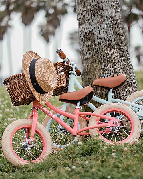 Banwood Bicicletta Senza Pedali First Go, Corallo - Per Bambini da 3 a 5 anni! Biciclette senza Pedali