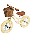 Banwood Bicicletta Senza Pedali First Go, Crema - Per Bambini da 3 a 5 anni! Biciclette senza Pedali