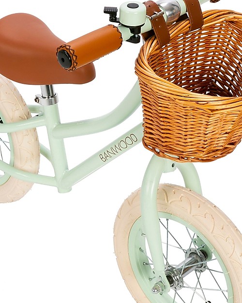 Banwood Bicicletta Senza Pedali First Go Menta - per Bambini da 3 a 5 Anni! Biciclette senza Pedali