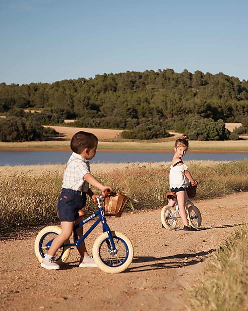 Banwood Bicicletta Senza Pedali First Go, Navy Blu - Per Bambini da 3 a 5 anni! Biciclette senza Pedali
