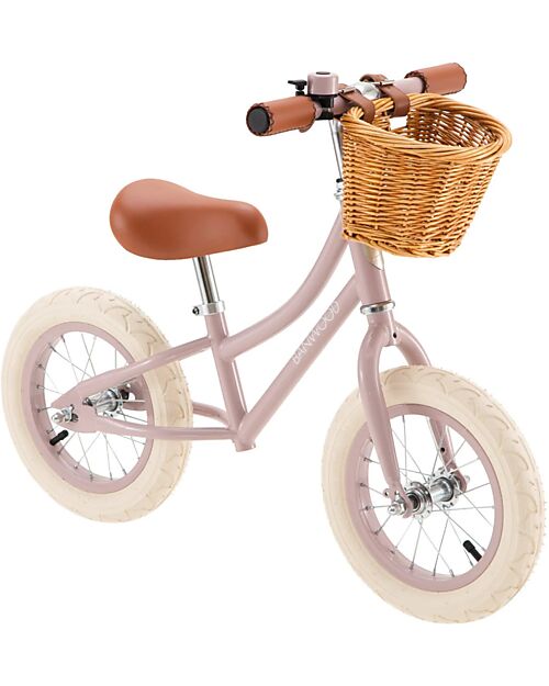 Banwood Bicicletta Senza Pedali First Go, Rosa Antico - per Bambini da 3 a 5 Anni! Biciclette senza Pedali