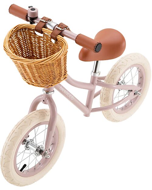 Banwood Bicicletta Senza Pedali First Go, Rosa Antico - per Bambini da 3 a 5 Anni! Biciclette senza Pedali