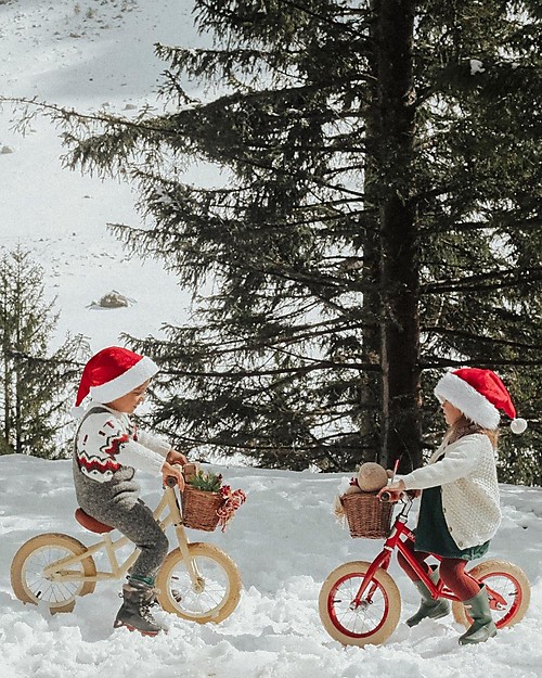 Banwood Bicicletta Senza Pedali First Go, Rossa - Per Bambini da 3 a 5 anni! Biciclette senza Pedali