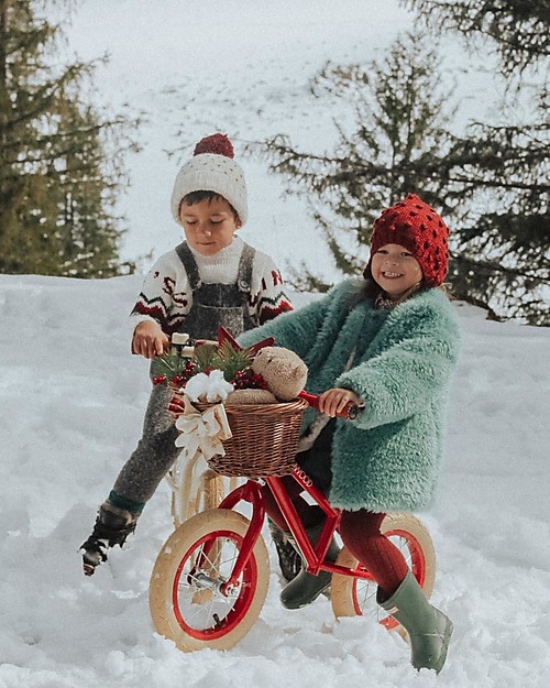 Banwood Bicicletta Senza Pedali First Go, Rossa - Per Bambini da 3 a 5 anni! Biciclette senza Pedali