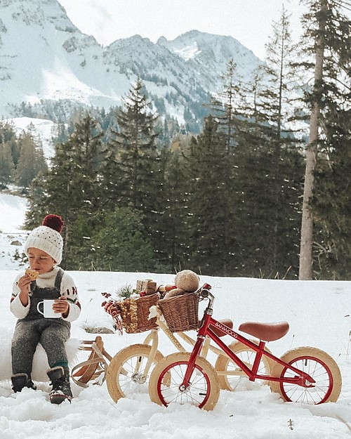 Banwood Bicicletta Senza Pedali First Go, Rossa - Per Bambini da 3 a 5 anni! Biciclette senza Pedali