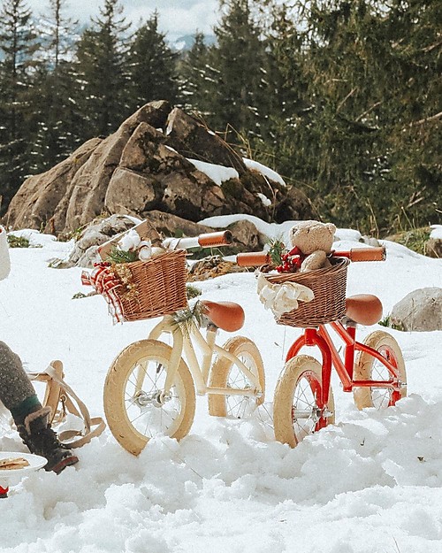 Banwood Bicicletta Senza Pedali First Go, Rossa - Per Bambini da 3 a 5 anni! Biciclette senza Pedali