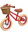 Banwood Bicicletta Senza Pedali First Go, Rossa - Per Bambini da 3 a 5 anni! Biciclette senza Pedali
