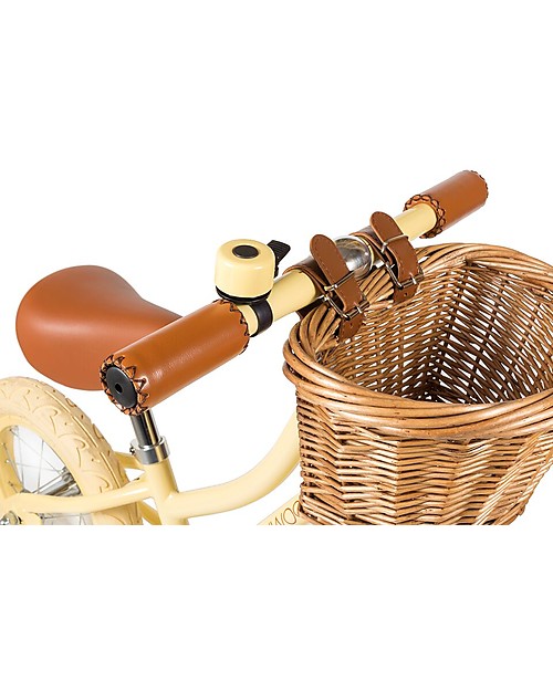 Banwood Bicicletta Senza Pedali First Go, Vaniglia - Per Bambine da 3 a 5 anni! Biciclette senza Pedali