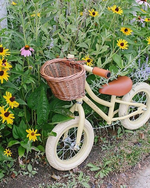 Banwood Bicicletta Senza Pedali First Go, Vaniglia - Per Bambine da 3 a 5 anni! Biciclette senza Pedali