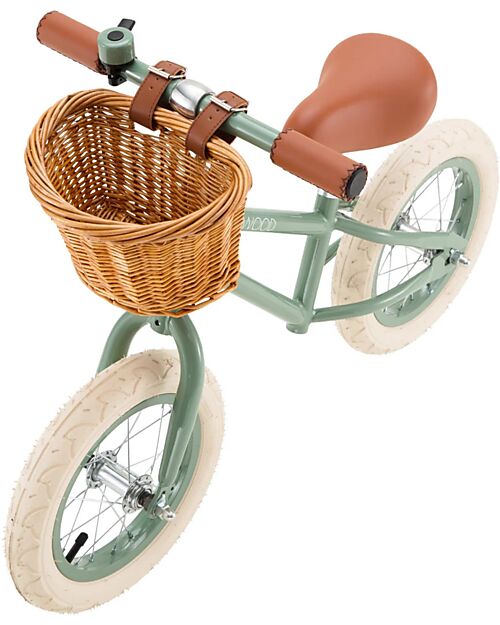 Banwood Bicicletta Senza Pedali First Go, Verde Chiaro - per Bambini da 3 a 5 Anni! Biciclette senza Pedali