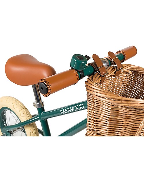 Banwood Bicicletta Senza Pedali First Go, Verde scuro - Per Bambini da 3 a 5 anni! Biciclette senza Pedali