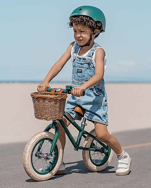 Banwood Bicicletta Senza Pedali First Go, Verde scuro - Per Bambini da 3 a 5 anni! Biciclette senza Pedali