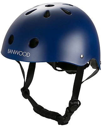 Banwood Casco Classico per Biciclette, Blu Navy - Per Bambini da 3 a 7 Anni! Caschi Bici