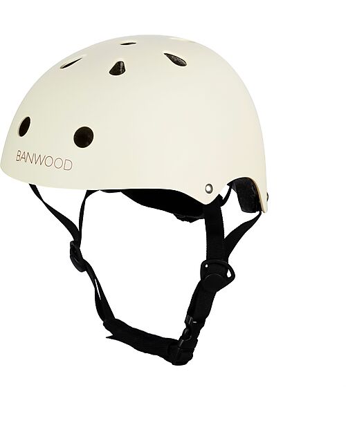 Banwood Casco Classico per Biciclette - Crema - per Bambini da 3 a 7 Anni! Caschi Bici